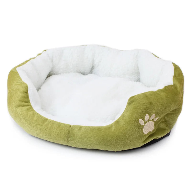 Fleece Dog Beds for Small Medium Dogs Kennel Warm Pet Dog Bed for Small Dogs Luxury Puppy Cat Bed House Accessories Bulldog Pug