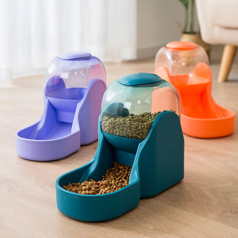 3.8L Gravity Pet Water Dispenser Cat Automatic Feeder Plastic Dog Water Bottle Food Water Dispenser Pet Feeding Bowl for Cat Dog