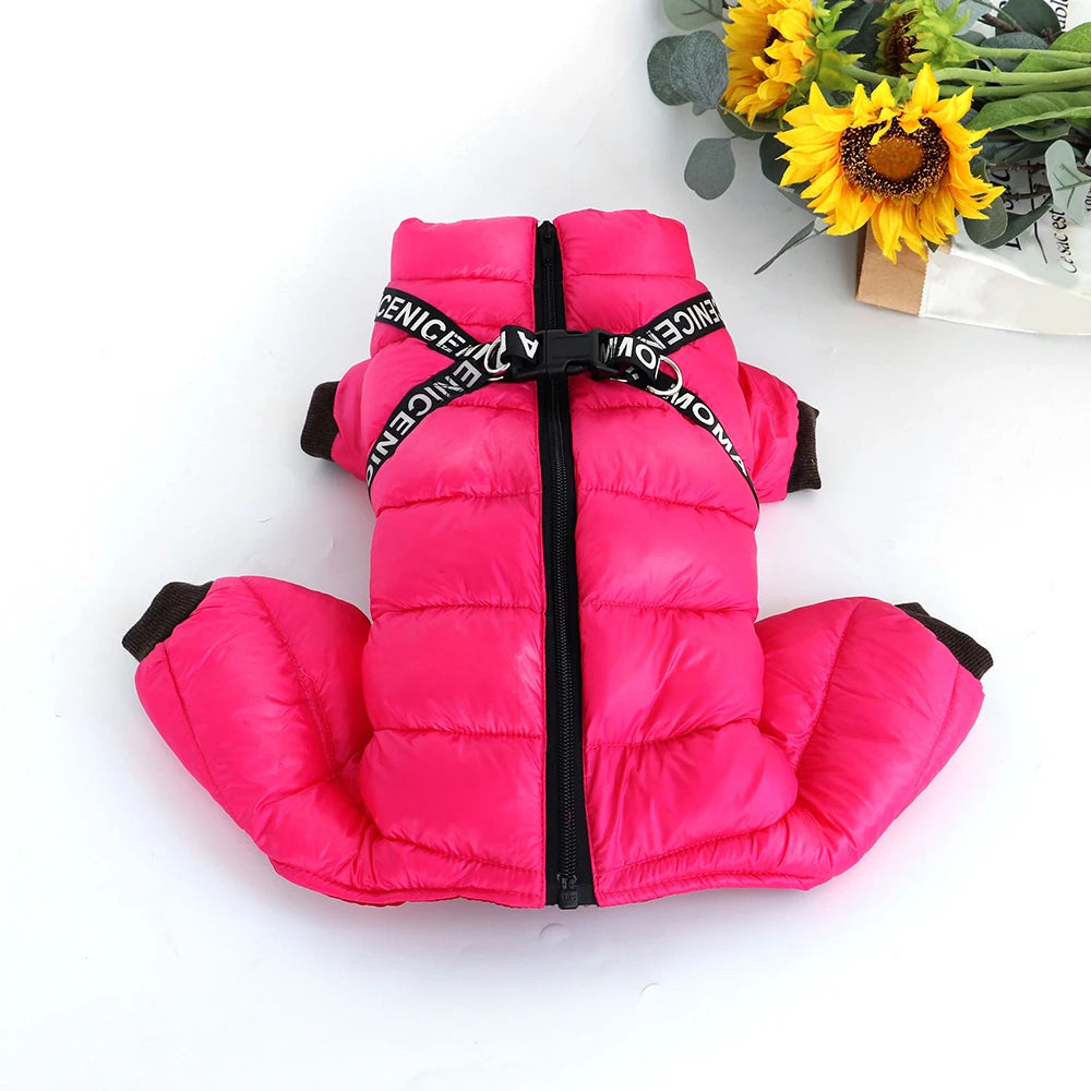 Winter Pet Dog Clothes Super Warm Dog Jacket Coat Waterproof Small Medium Large Dogs Pet Clothing Jumpsuit For French Bulldog