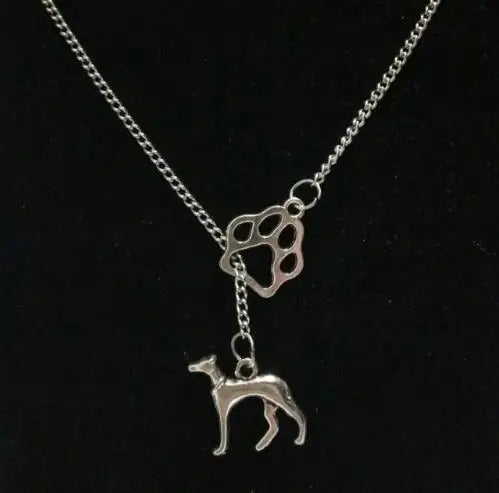 Cat/Dog Claw&Greyhound Dog Dachshund Sausage dog Necklace 50cm Fashion Sweater Chain DIY For Woman Jewelry Best Friend Gifts