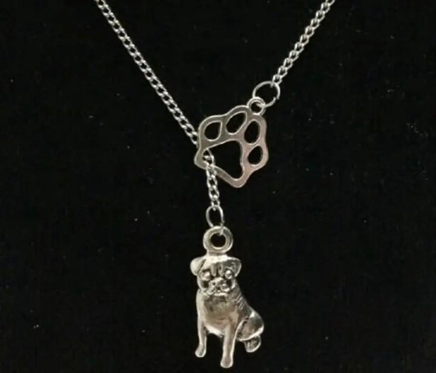 Cat/Dog Claw&Greyhound Dog Dachshund Sausage dog Necklace 50cm Fashion Sweater Chain DIY For Woman Jewelry Best Friend Gifts