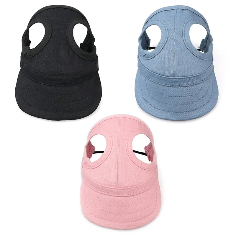 Pet Cat Dog Hats Outdoor Sunbonnet For Cat Dog Birthday Gifts Puppy Cat Mini Solid Cap Baseball Cap Costume Dog Accessories