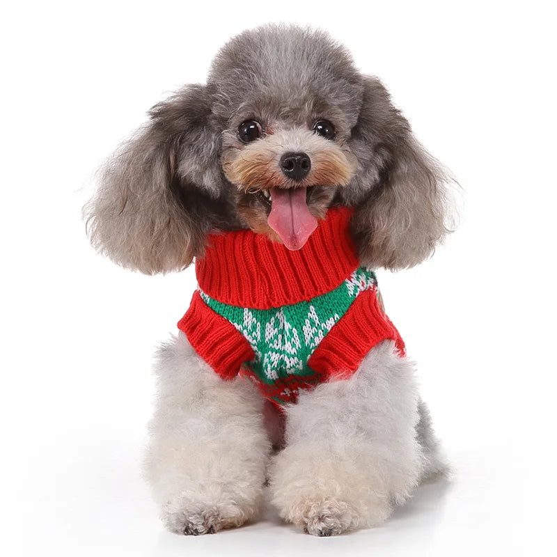 Pet Clothes Dog Sweater Cat Costume For Small Dogs Christmas Deer Clothing Cat Sweater Dogs Coat Halloween Warm Pet Knitte Coat