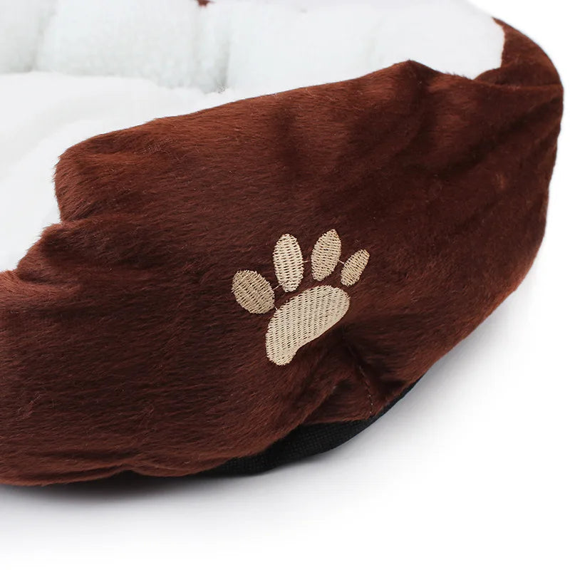 Fleece Dog Beds for Small Medium Dogs Kennel Warm Pet Dog Bed for Small Dogs Luxury Puppy Cat Bed House Accessories Bulldog Pug