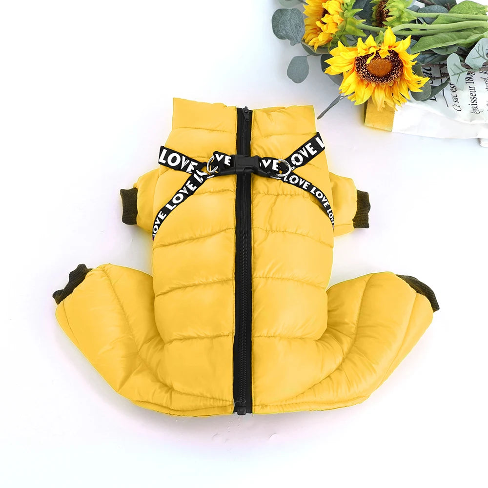 Winter Pet Dog Clothes Super Warm Dog Jacket Coat Waterproof Small Medium Large Dogs Pet Clothing Jumpsuit For French Bulldog