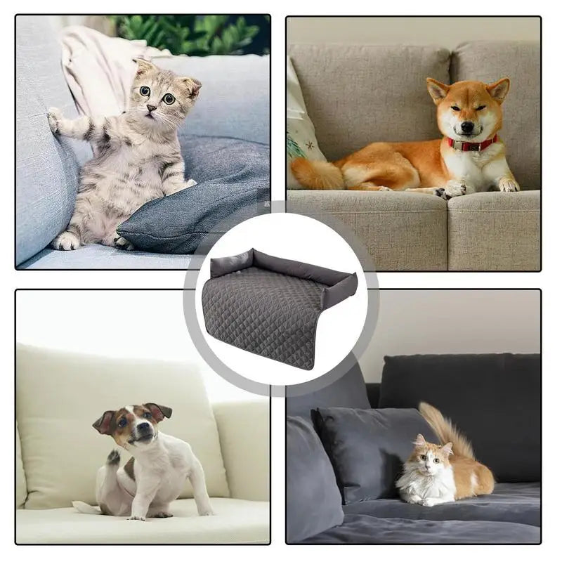 Pet Furniture Cover Non-Slip Pet Blanket Pad Foldable Pet Rebellion Sofa Cover Multifunctional Dog Furniture Bed Sofa Soft Pet