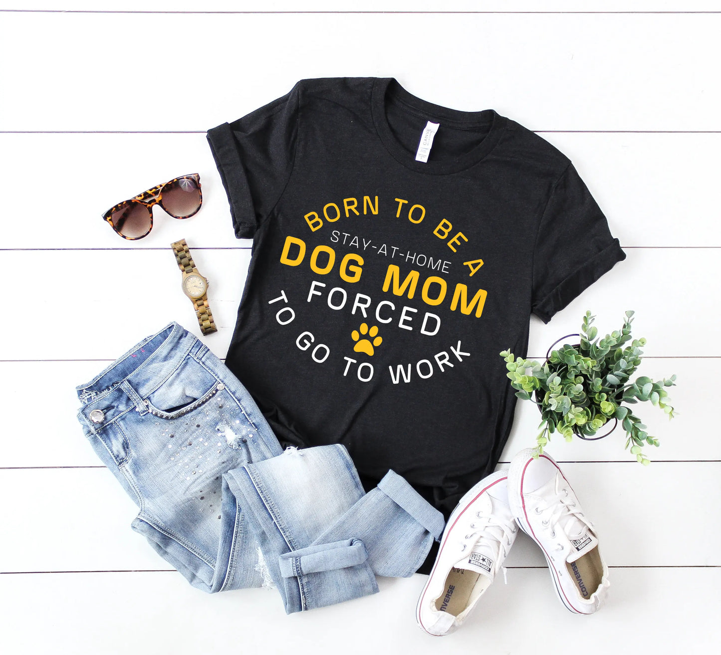 T Shirt For Dog Owner Mama Love My Mom