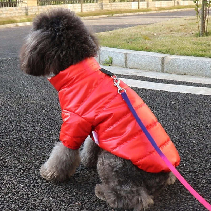 Easy Clean Winter Pet Coats Jacket Cotton Waterproof Clothing Plus Warm French Bulldog Puppy For Small Medium Dogs Perro XS-XL