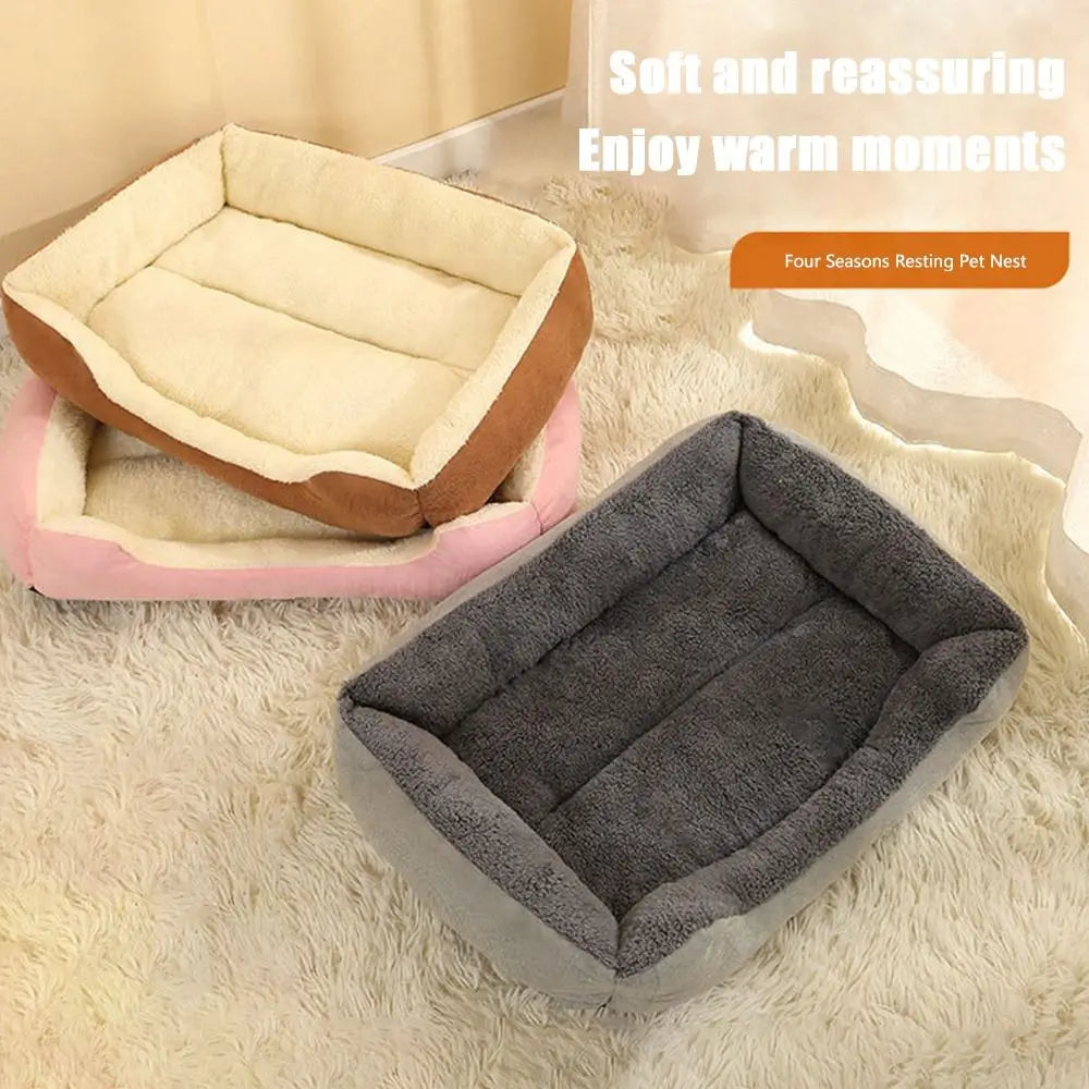 Comfortable Warm Winter Bed for Dog Small Medium Breathable Cat Nest Universal Soft Dog Accessories