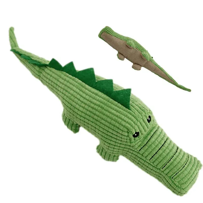 Stuffed Alligator Pet Toy Interactive Dog Chewing Toy Plush Sound-Making Toy Bite-Resistant And Wear-Resistant For Pet Cat