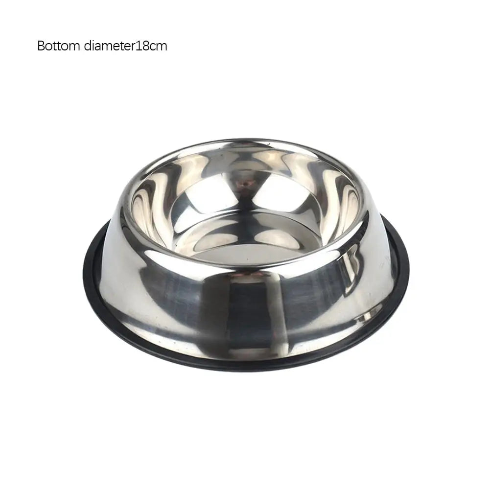 Large Capacity Bowl Stainless Steel Pet Feeding Dog And Bowl Drinking Metal Bowl And Bowl Cheap Feeder Food N5r6