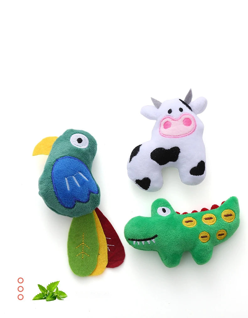 Cat Toy Kitten Teething Chew Supplies Cow Design Entertaining Toy For Teaser Entertaining Interactive Small Cat Friendly