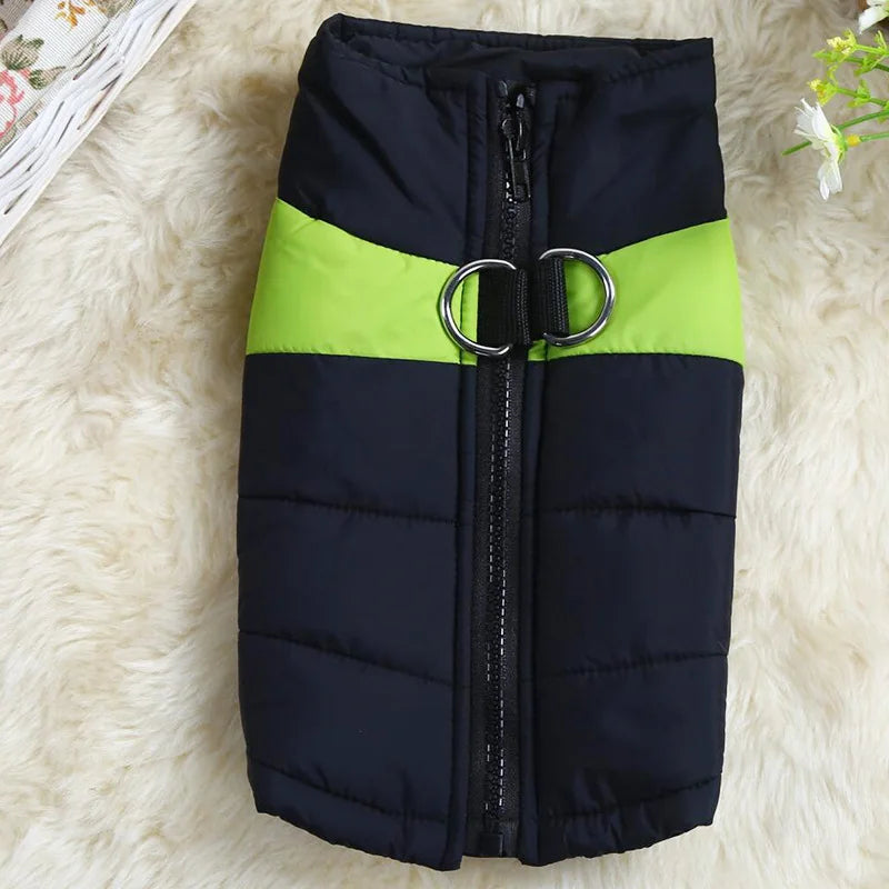 Waterproof Warm Dog Clothes Pet Coat Winter Vest Padded Zipper Jacket Dog Clothing for Small Medium Big Dogs The Dog Face Outfit