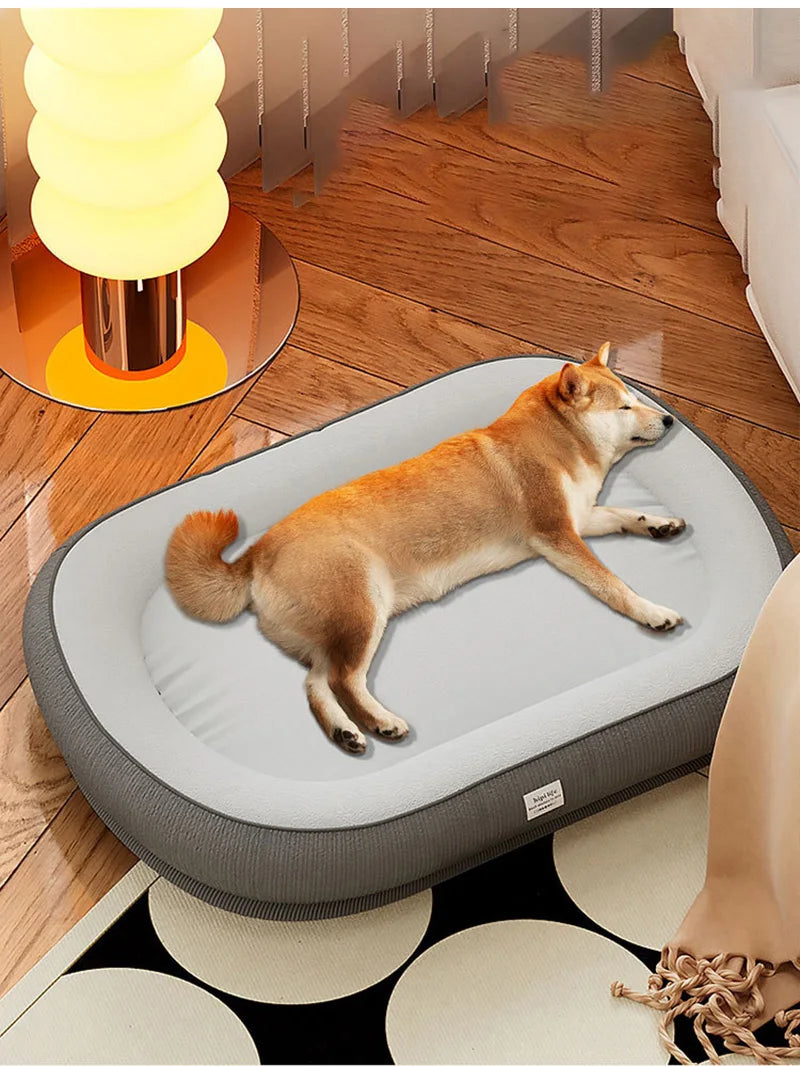 Winter Warm Dog Bed Soft Memory Foam Pet Sleeping Mat for Small Medium Dogs Cats Removable Non-slip Dog Kennel Pet Supplies