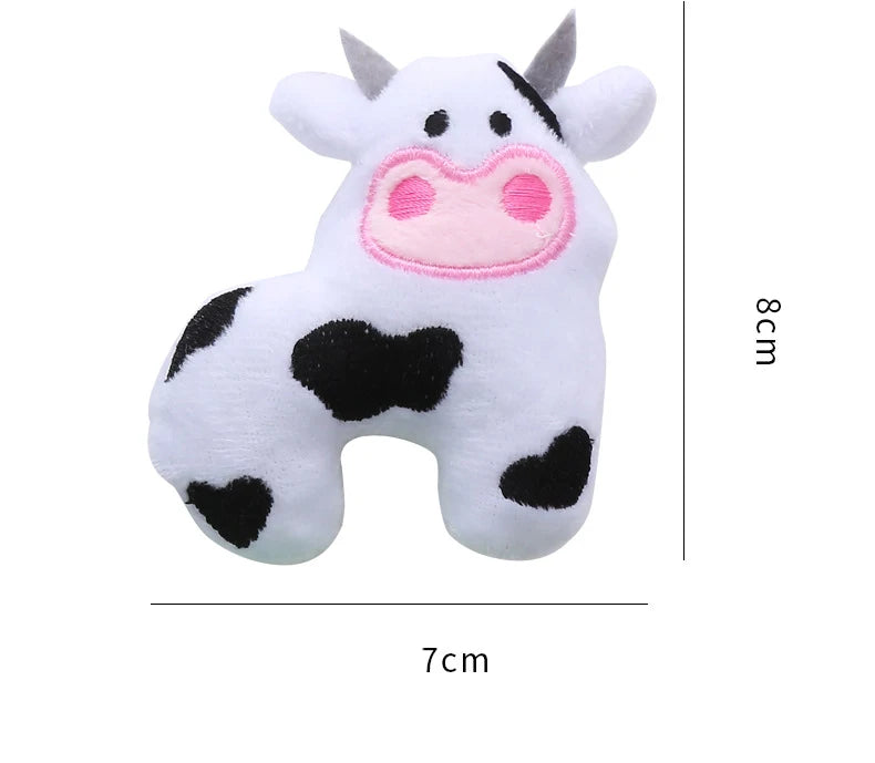 Cat Toy Kitten Teething Chew Supplies Cow Design Entertaining Toy For Teaser Entertaining Interactive Small Cat Friendly