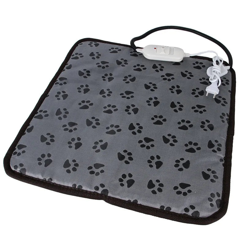 Pet Electric Blanket Winter Warming Pad Cat Dog Heated Nest Waterproof Warmer Power-Off Protection Bite-Resistant Mat Bed