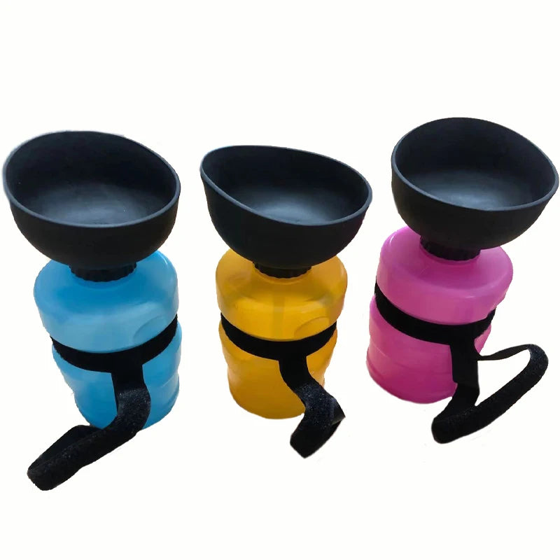 Portable Dog Water Bottle Foldable Pet Feeder Bowl Water Bottle Pets Outdoor Travel Drinking Dog Bowls Drink Bowl Dogs BPA Free