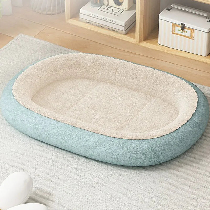 2024 Winter Dog Cat Bed Sofa Mat Round Carpet Rug Pet Kennel Nest Soft Material Warm Sleeping House Puppy Cushion