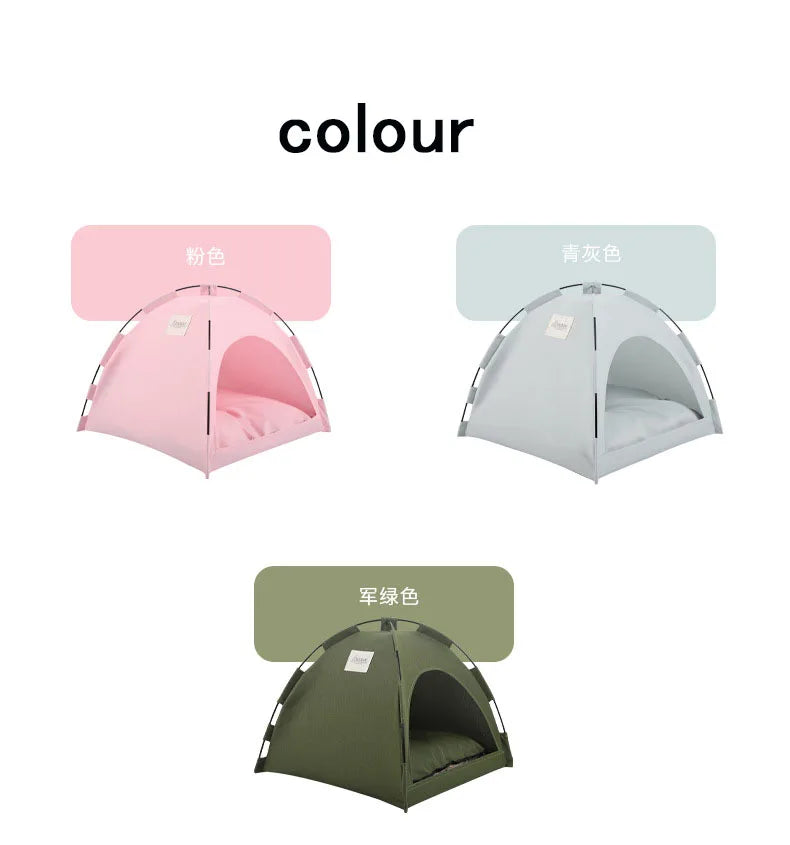 Pet Tent Bed Cats House breathable foldable pet outdoor cat Dog Basket Bed Comfortable stable cat Sleep tent Pet Supplies