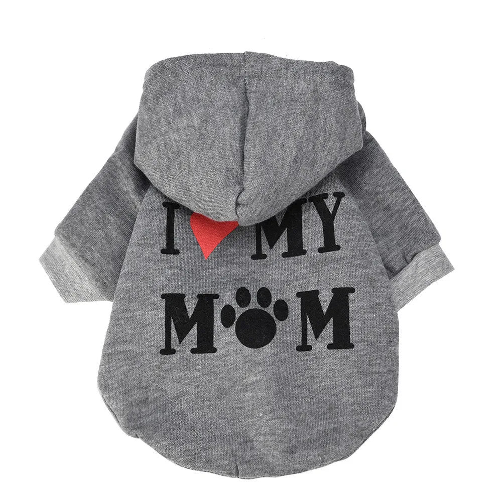 Security Dog Clothes Classic Pet Dog Hoodies Clothes For Small Dog Autumn Coat Jacket for Yorkie Chihuahua Puppy Clothing