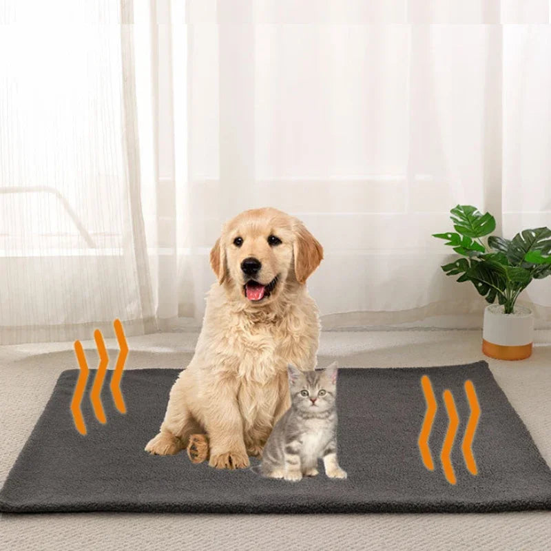 Pet Spontaneous Heating Sleeping Mats Winter Warm Dog Bed Detachable Puppy Kitten Bed for Small Large Dogs Mats Pet  Accessories