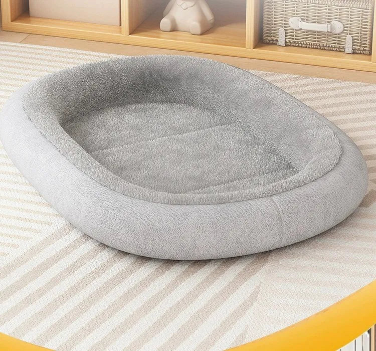 2024 Winter Dog Cat Bed Sofa Mat Round Carpet Rug Pet Kennel Nest Soft Material Warm Sleeping House Puppy Cushion