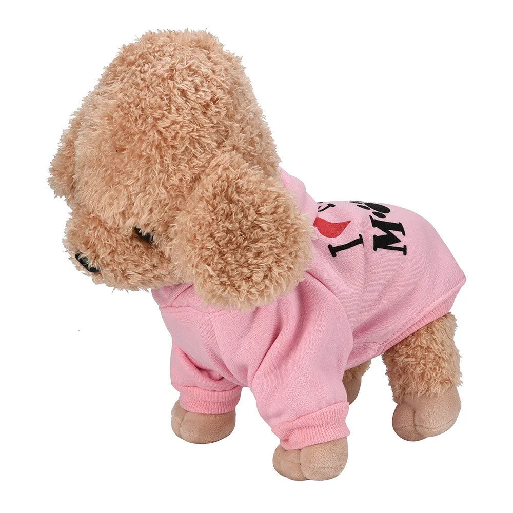 Security Dog Clothes Classic Pet Dog Hoodies Clothes For Small Dog Autumn Coat Jacket for Yorkie Chihuahua Puppy Clothing