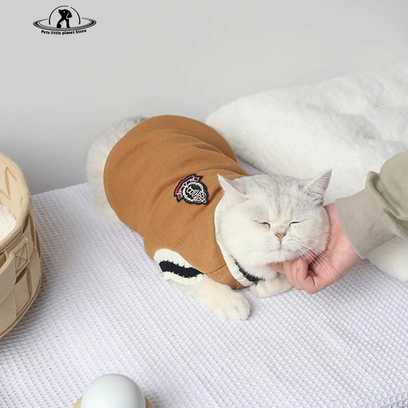 Cat Dog Sweater Pullover Winter Pet Clothes for Small Dogs Cat Vest Puppy Jacket Pet Cat Clothing Kitty