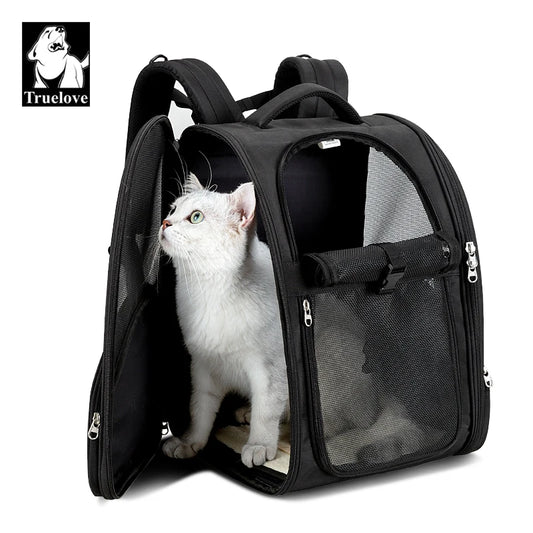 Truelove Pet Backpack Fashion Minimalist Backpack Cat Travel Luxury One Shoulder Portable Foldable Cat Pet Dog Bag TLX5971