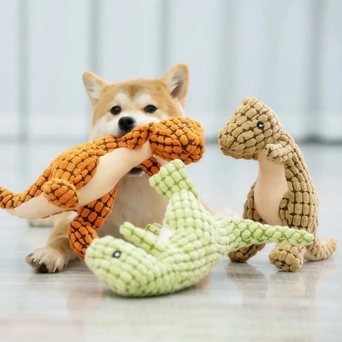 Cats and Dogs Pet Plush Dinosaur Toys Interactive Dog Chew Toys Plush Stuffing Pet Supplies Dog Toys for Small Dogs