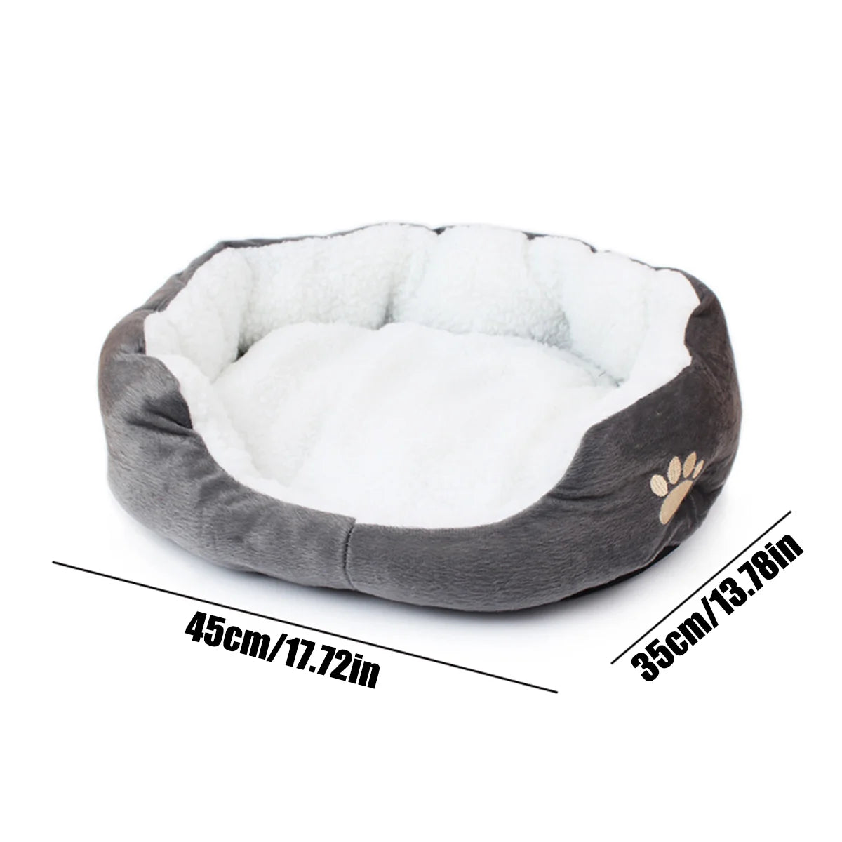 Dog Bed Cat Bed Pet Beds with Thickened PP Cotton Dog Cave Bed and SofaSuitable for Small Puppy Cat Bed