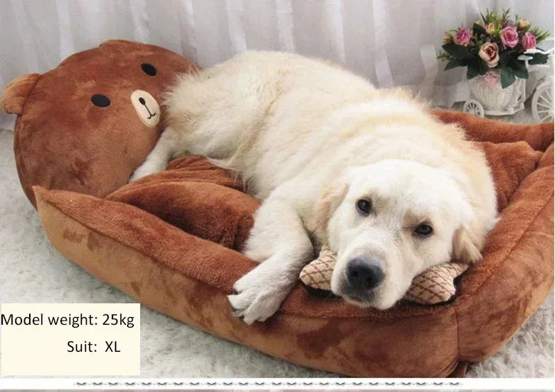 Dog Beds Cartoon Pet Bed Baskets Supplies Puppy Cushions Cats Medium Pets Products Cats Big Cushion Puppy Blanket Accessories