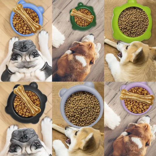 Slow Feeder Dog Bowl Use Simply Well Made Feeding Dog Cat Food Bowl Pet Supplies Pet Dog Slow Feeder Bowl Puppy Non Slip Bowl