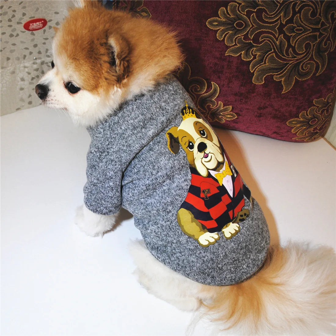 Small Dog Clothes Cute Puppy Cat Clothing Cotton T-shirt Chihuahua Pug Clothes Vest Spring Autumn Pet Costume I Love Daddy Mommy