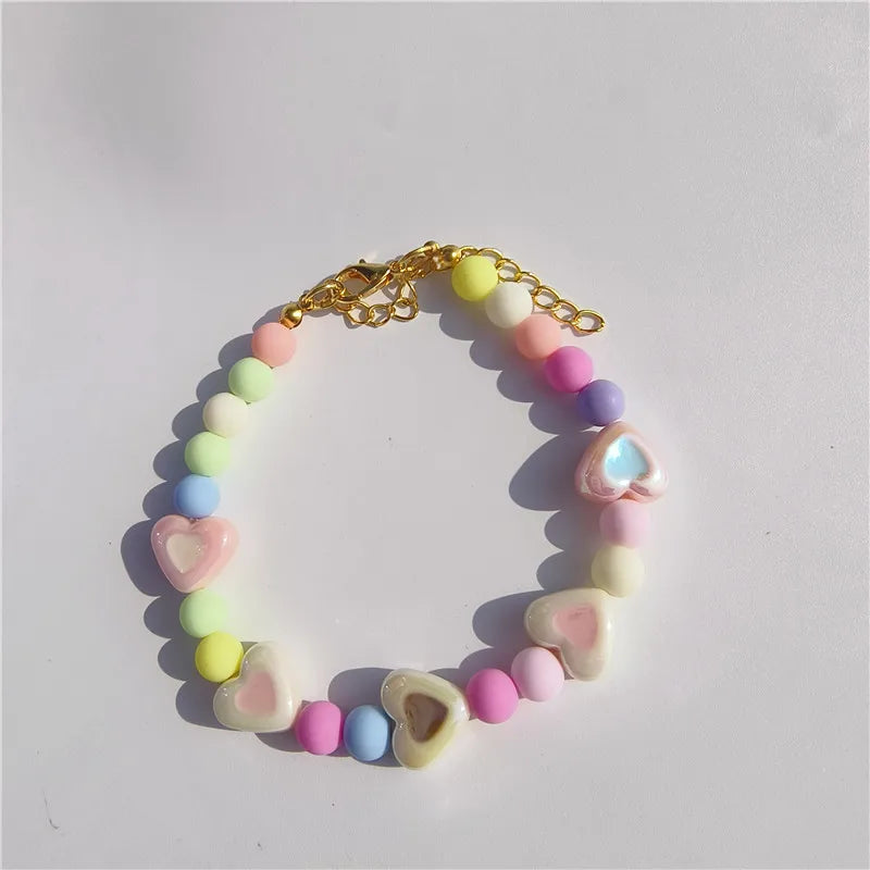 Colorful Pet Jewelry Cat Collar Cute Dog Necklace Pet Pearl Collar Flower Shape Dog Grooming Accessories