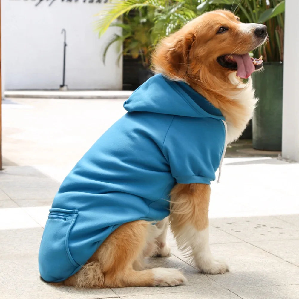 Puppy Dog Hoodie for Small Medium Dogs Hooded Sweatshirt with Pocket Hat Pet Clothes Sweaters Cat Hoodies Coat Winter