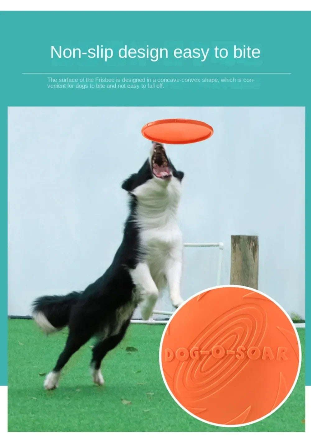 15/18/22cm Pet Dog Flying Disk Toy Silicone Dog Toy Dog Game Flying Discs Resistant Chew Puppy Training Interactive Pet Supplies