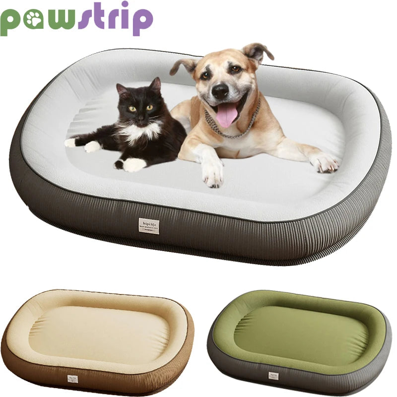 Winter Warm Dog Bed Soft Memory Foam Pet Sleeping Mat for Small Medium Dogs Cats Removable Non-slip Dog Kennel Pet Supplies