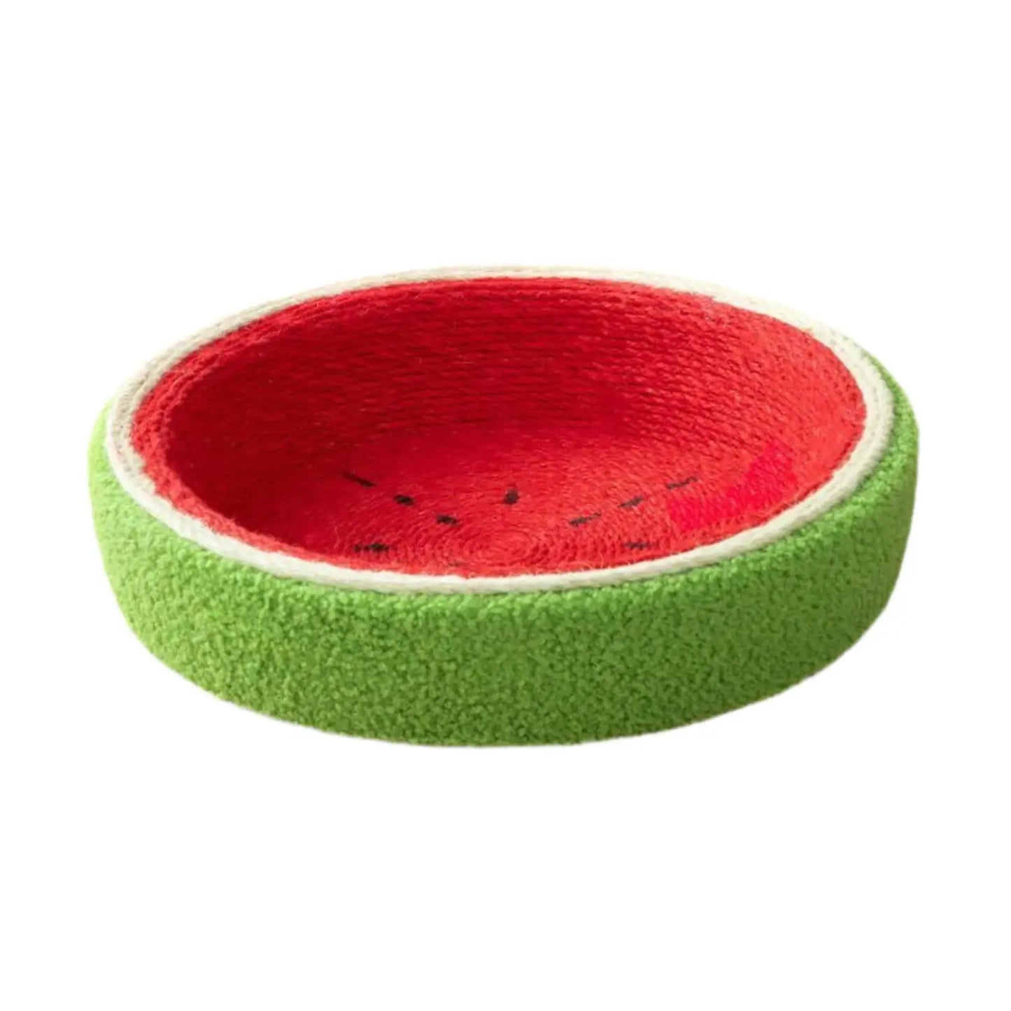 Sisal Cat Scratching Board Watermelon Cat Nest Sturdy Multipurpose Luxury Pet Cat Lounge Bed Cat Scratcher Bowl Kitten