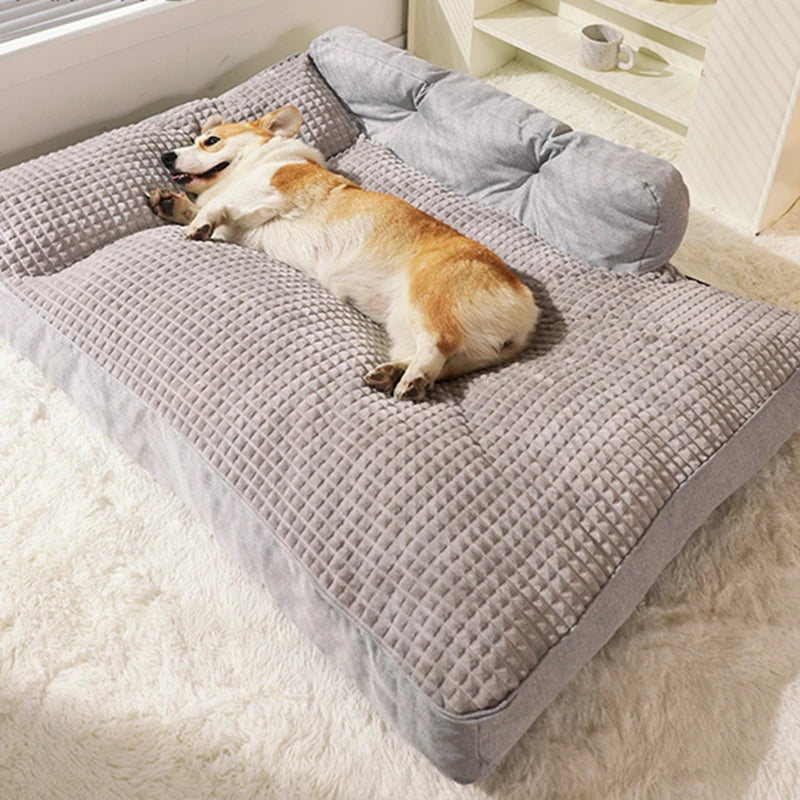 Winter Warm Dog Bed Thicken Dog Sleeping Mat Comfortable Pet Cushion for Small Medium Large Dogs Removable Washable Dog Mat