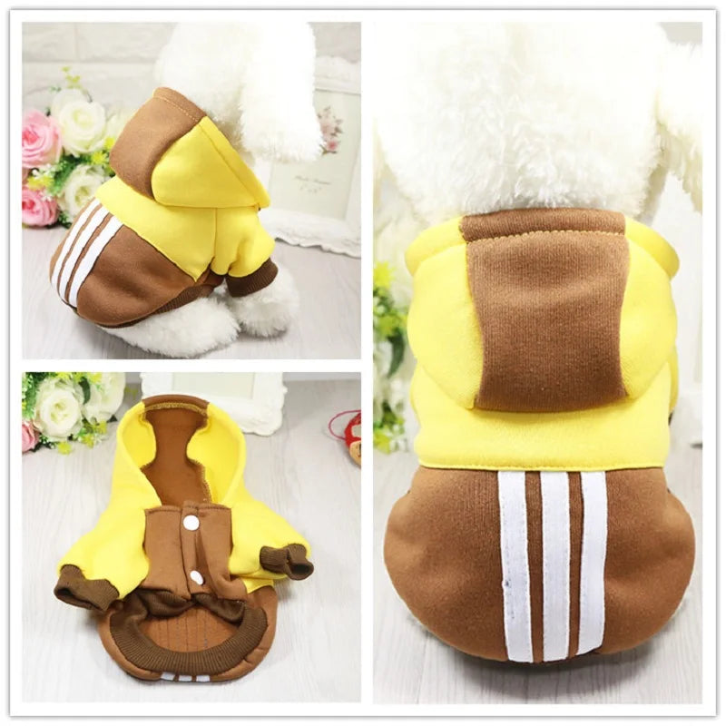 Funny Pet Dog Clothes Warm Fleece Costume Soft Puppy Coat Outfit for Dog Clothes for Small Dogs Clothing Hoodie XS-XXL