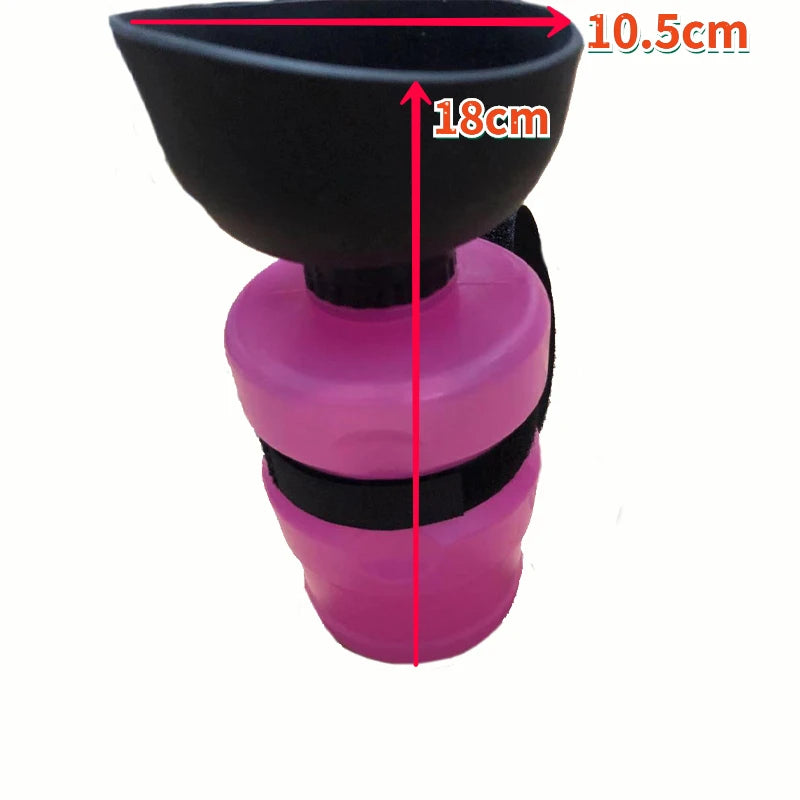 Portable Dog Water Bottle Foldable Pet Feeder Bowl Water Bottle Pets Outdoor Travel Drinking Dog Bowls Drink Bowl Dogs BPA Free