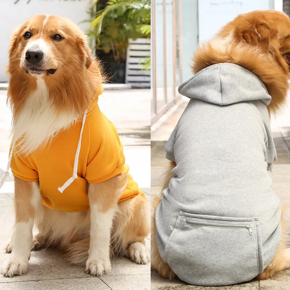 Puppy Dog Hoodie for Small Medium Dogs Hooded Sweatshirt with Pocket Hat Pet Clothes Sweaters Cat Hoodies Coat Winter