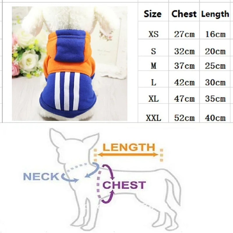 Funny Pet Dog Clothes Warm Fleece Costume Soft Puppy Coat Outfit for Dog Clothes for Small Dogs Clothing Hoodie XS-XXL