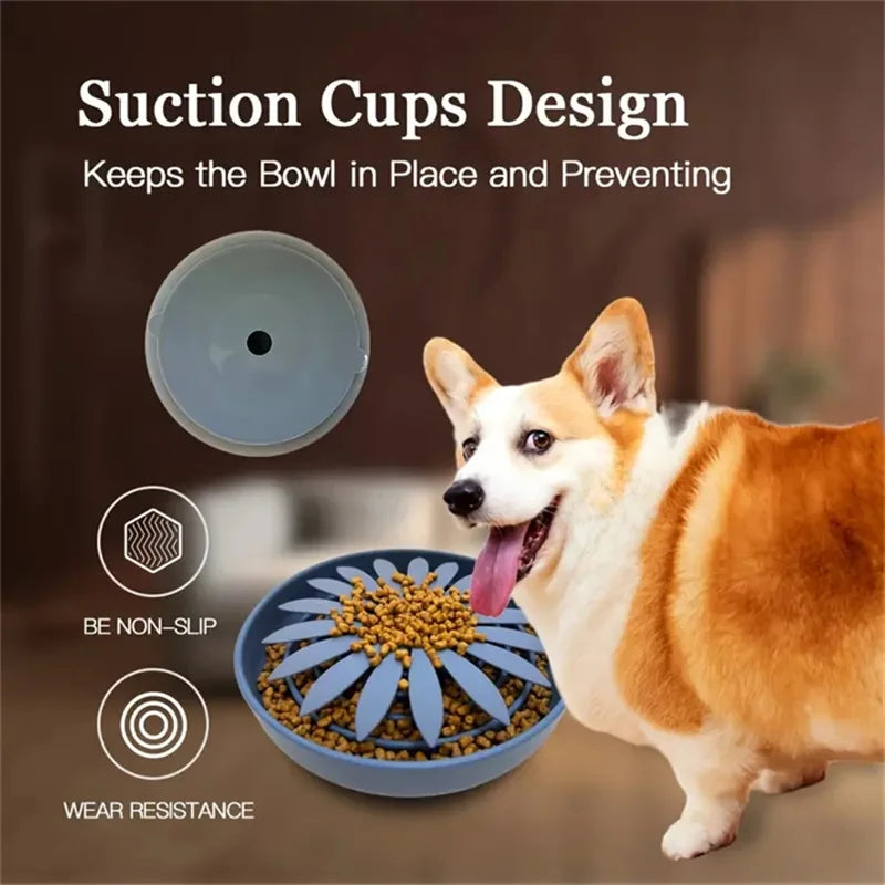 Pet supplies Silicone slow food bucket cat distraction licking pad dog slow food anti choking bowl