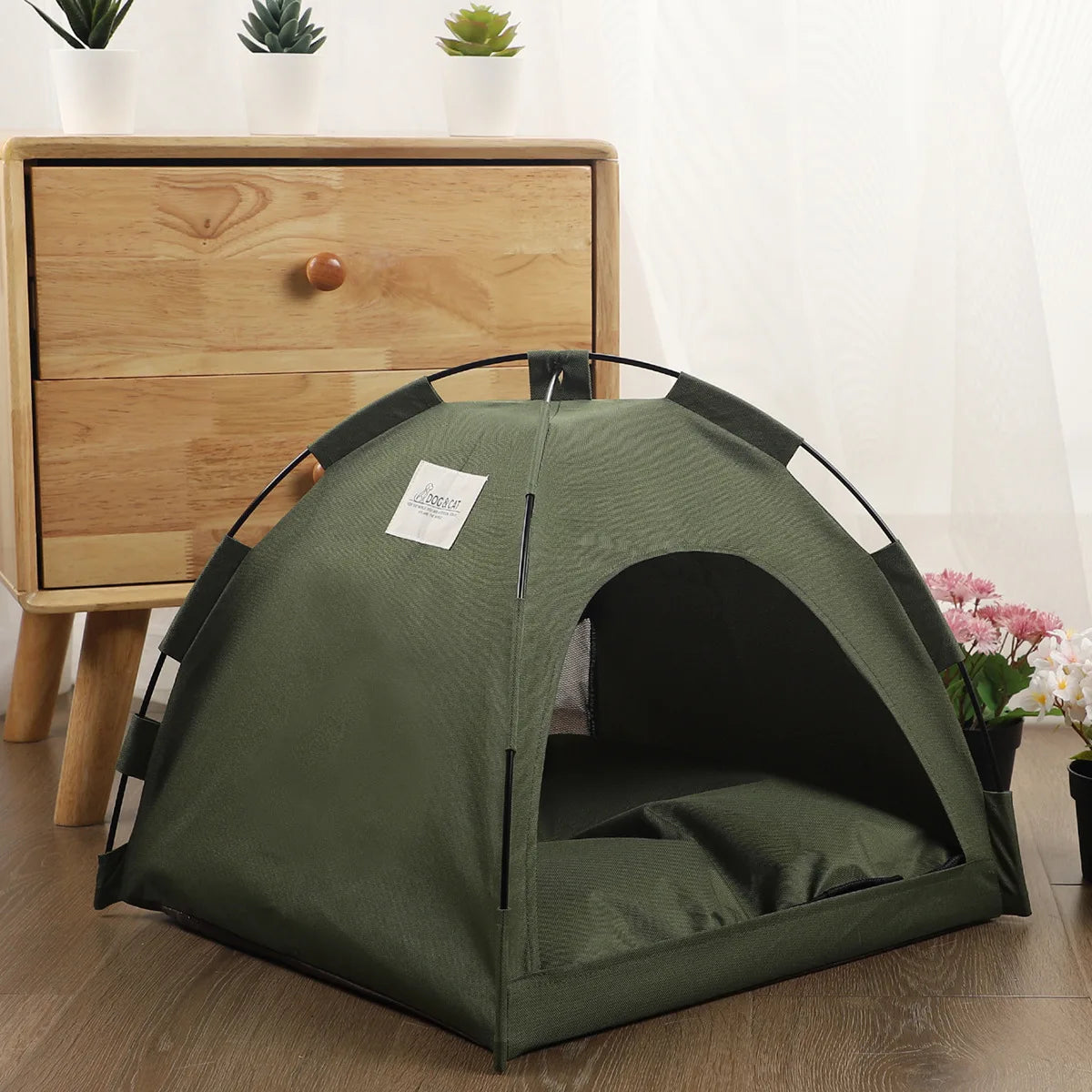 Pet Tent Bed Cats House breathable foldable pet outdoor cat Dog Basket Bed Comfortable stable cat Sleep tent Pet Supplies