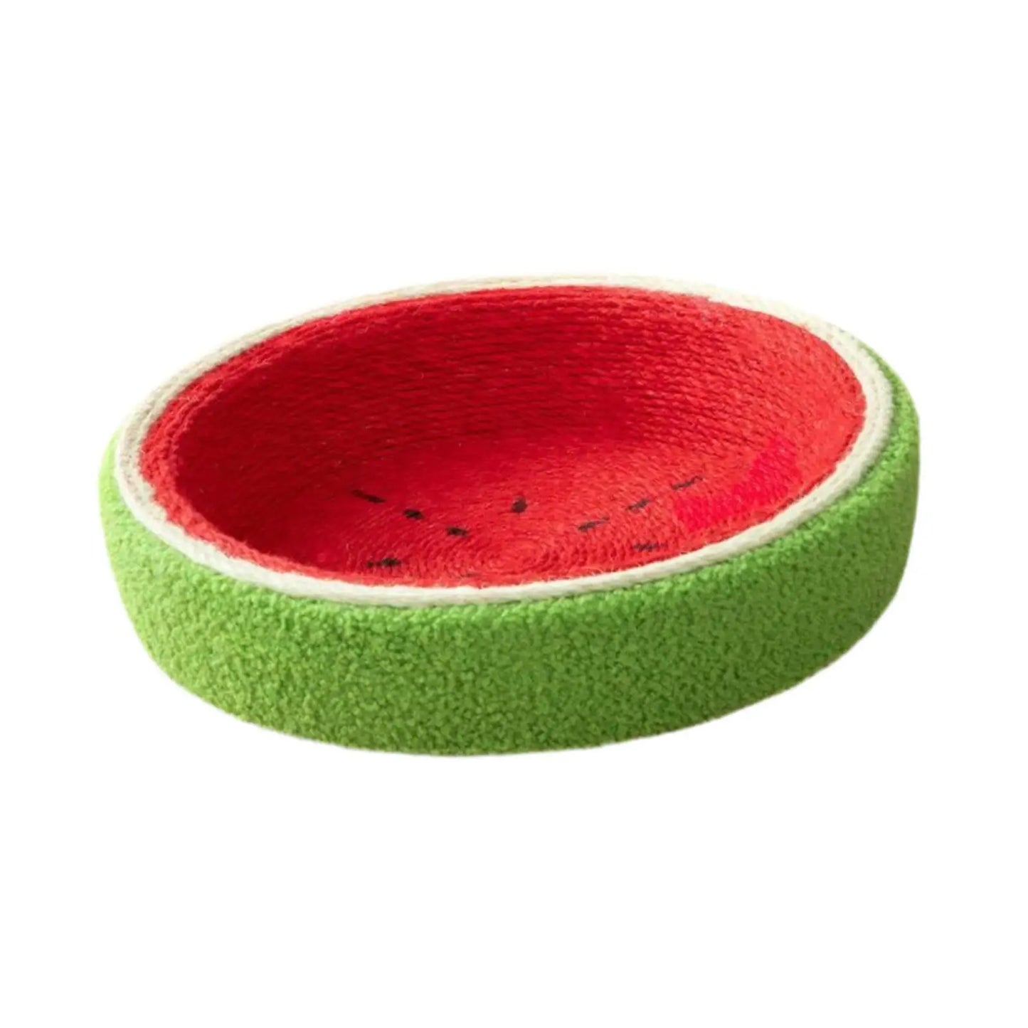 Sisal Cat Scratching Board Watermelon Cat Nest Sturdy Multipurpose Luxury Pet Cat Lounge Bed Cat Scratcher Bowl Kitten