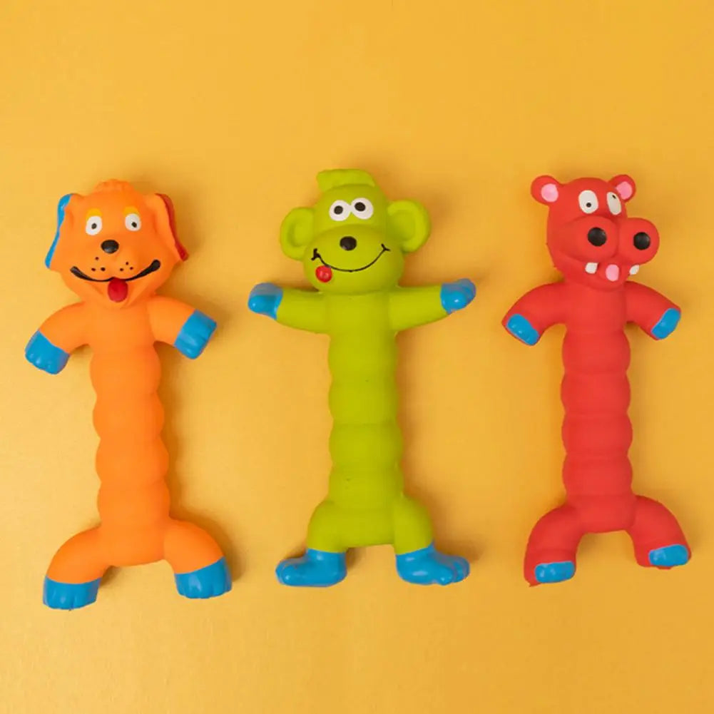 Latex Cartoon Animal Shape Sounding Toy, Tough Doll, Chew Molar Sound, Pet Supplies, Pet Supplies