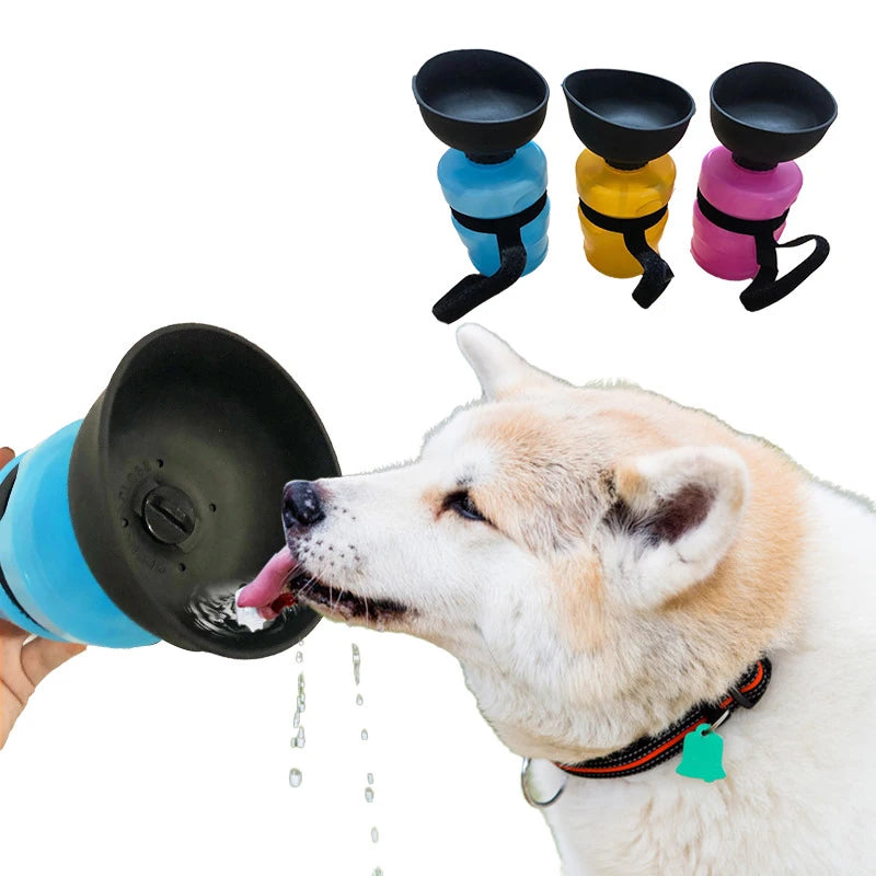 Portable Dog Water Bottle Foldable Pet Feeder Bowl Water Bottle Pets Outdoor Travel Drinking Dog Bowls Drink Bowl Dogs BPA Free