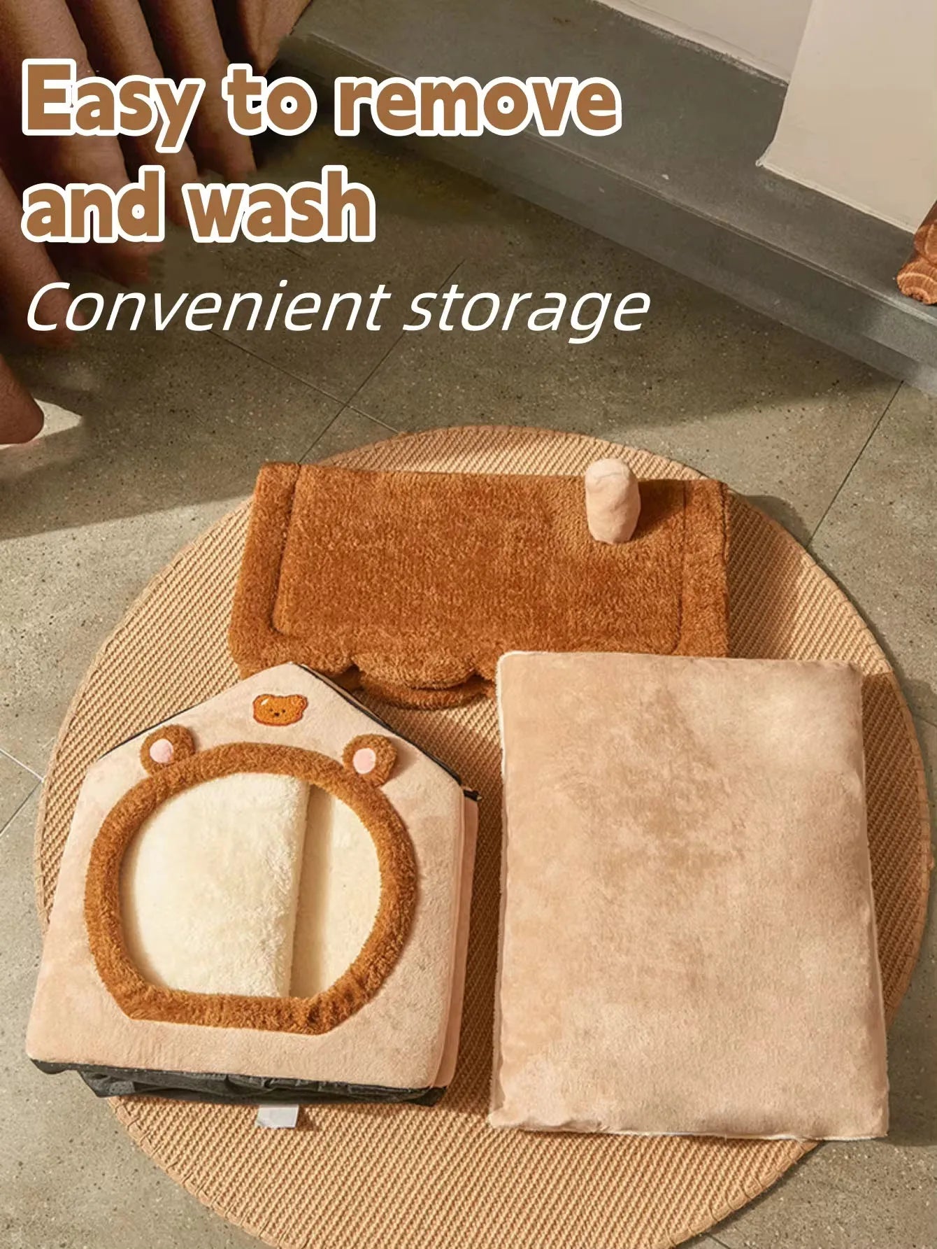 Pet Warmth Nest Winter Warmth Dogs Bed Four Seasons Universal Kitten Tent House Shelter Removable And Washable House